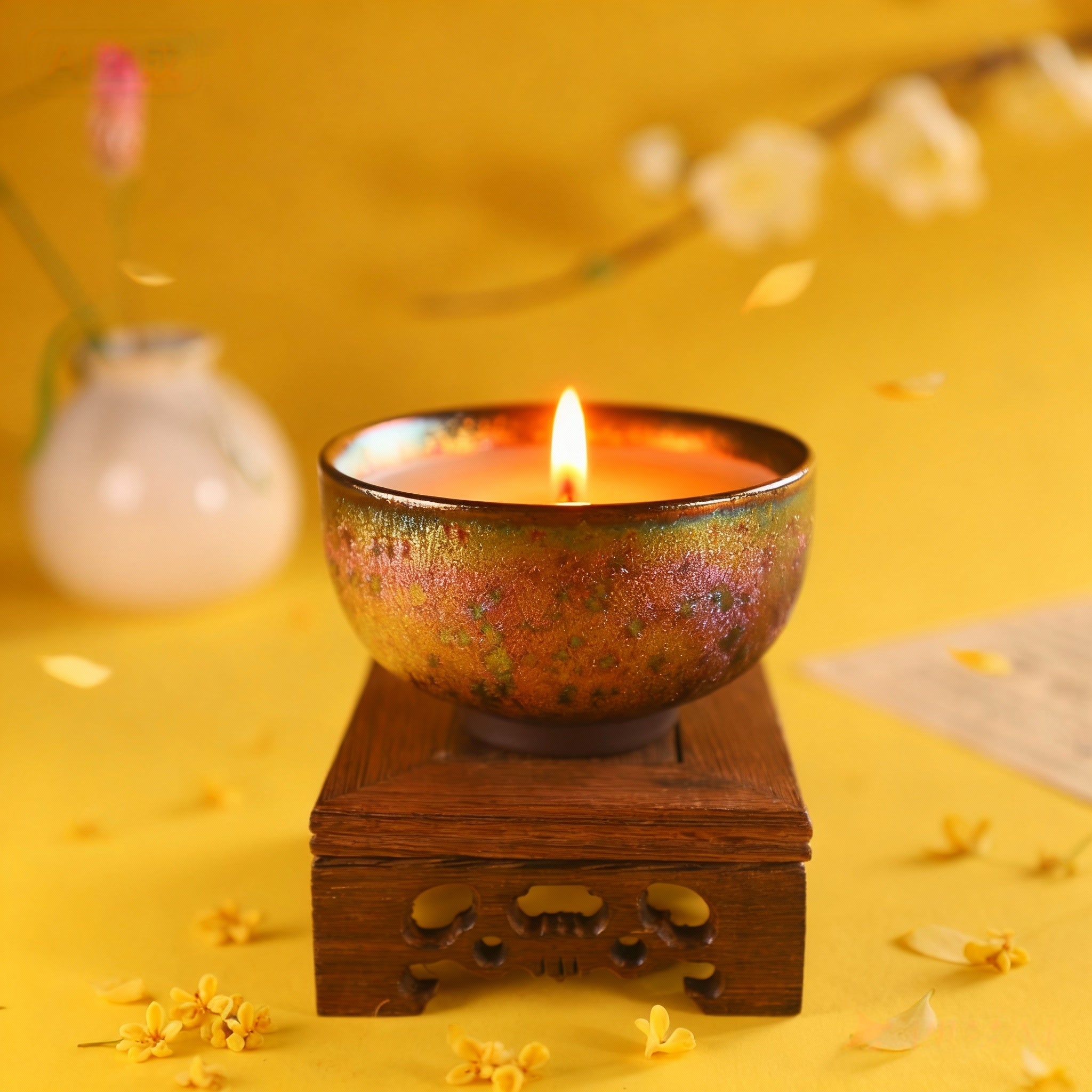 Dark Peacock Scented Candle
