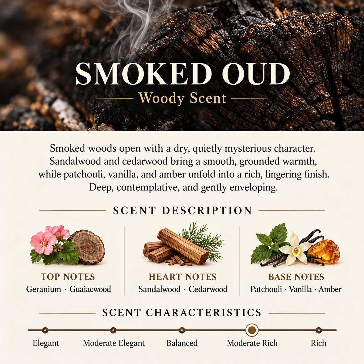 Smoked Oud scent profile V3