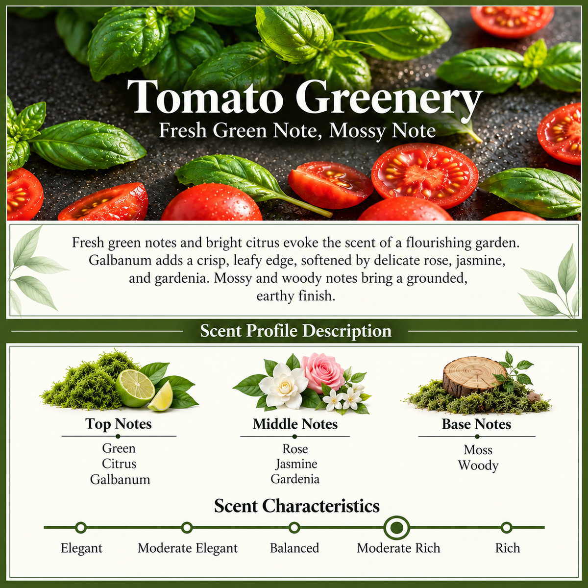 Tomato Greenery fragrance profile V2